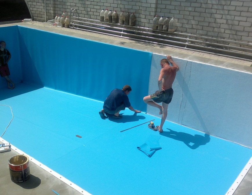 concrete swimming pool waterproofing