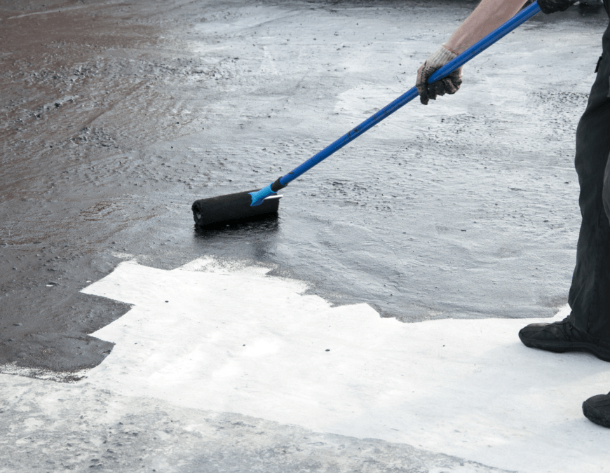 waterproofing concrete floor defends the foundation from water intake