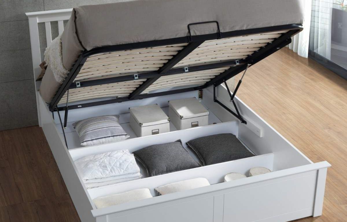 buying a bed base with storage
